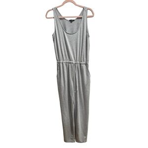 Ambiance Gray Jumpsuit, size Large, Drawstring‎ waist